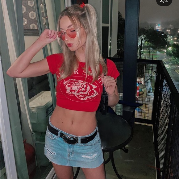 PacSun Y2K Low-rise Ultra Mini Skirt - Picture 1 of 5